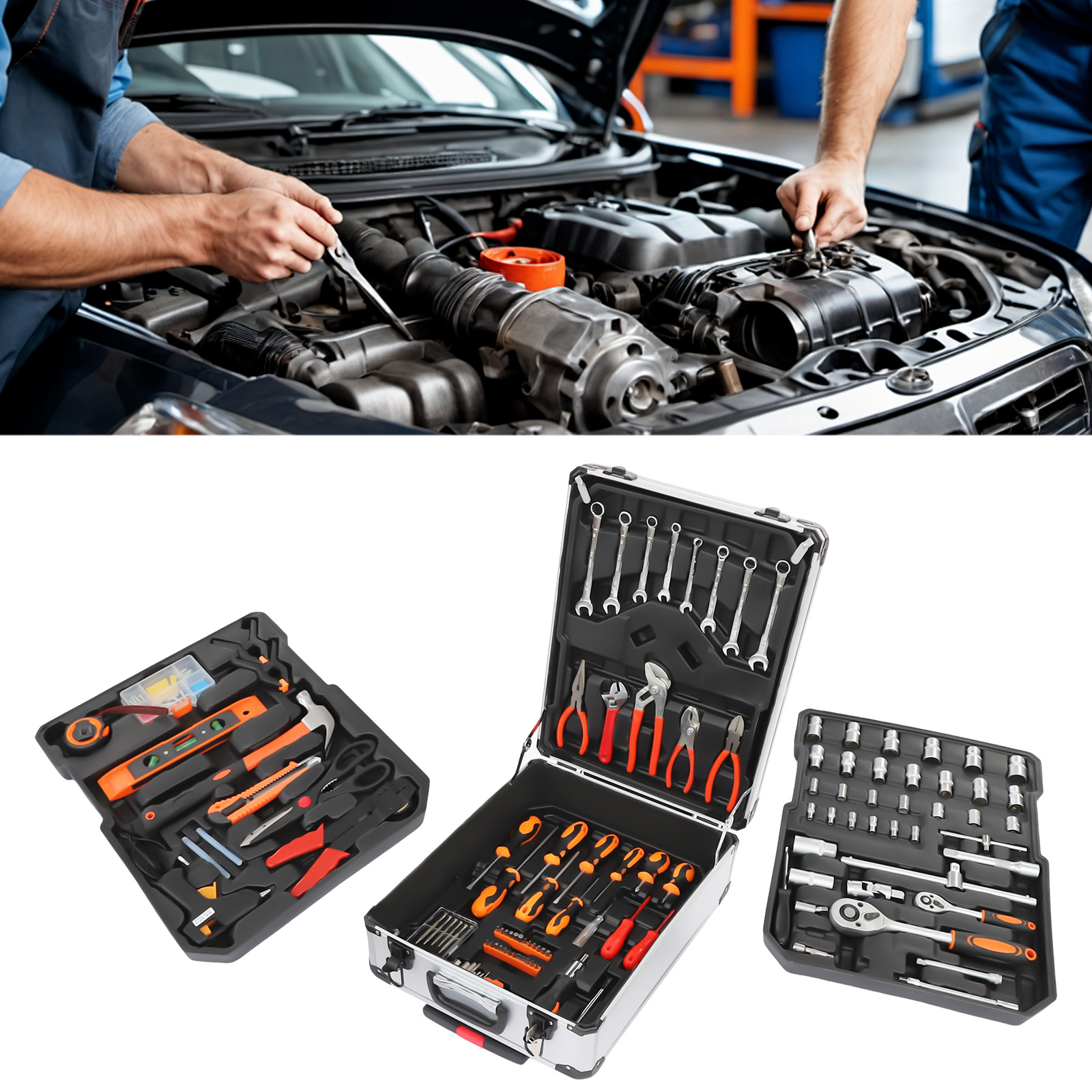 Hand Tools Maintenance Workshop - Juego de Herramientas de Reparación Automotriz