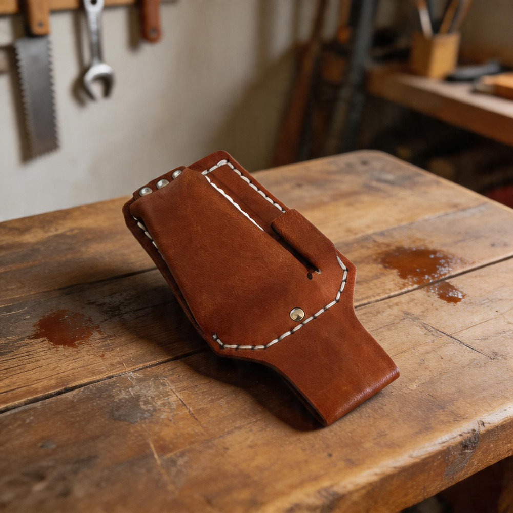 Workshop Layout Tools - Estuche para herramientas de cuero resistente