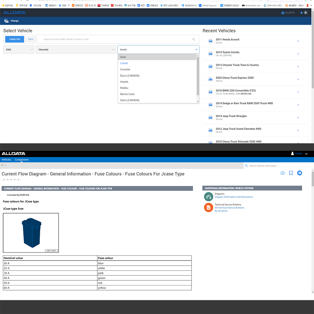 2026 Alldata US Versión Comple - Workshop Tools Car reseña y precio