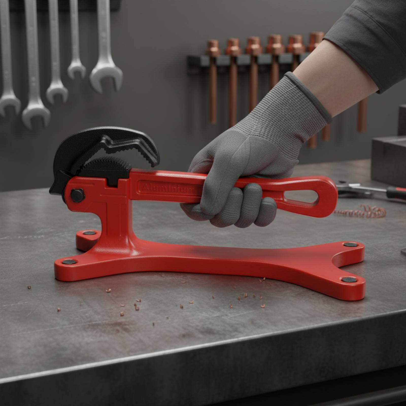 Llave de tubo autoblocante por - Tools Work reseña y precio