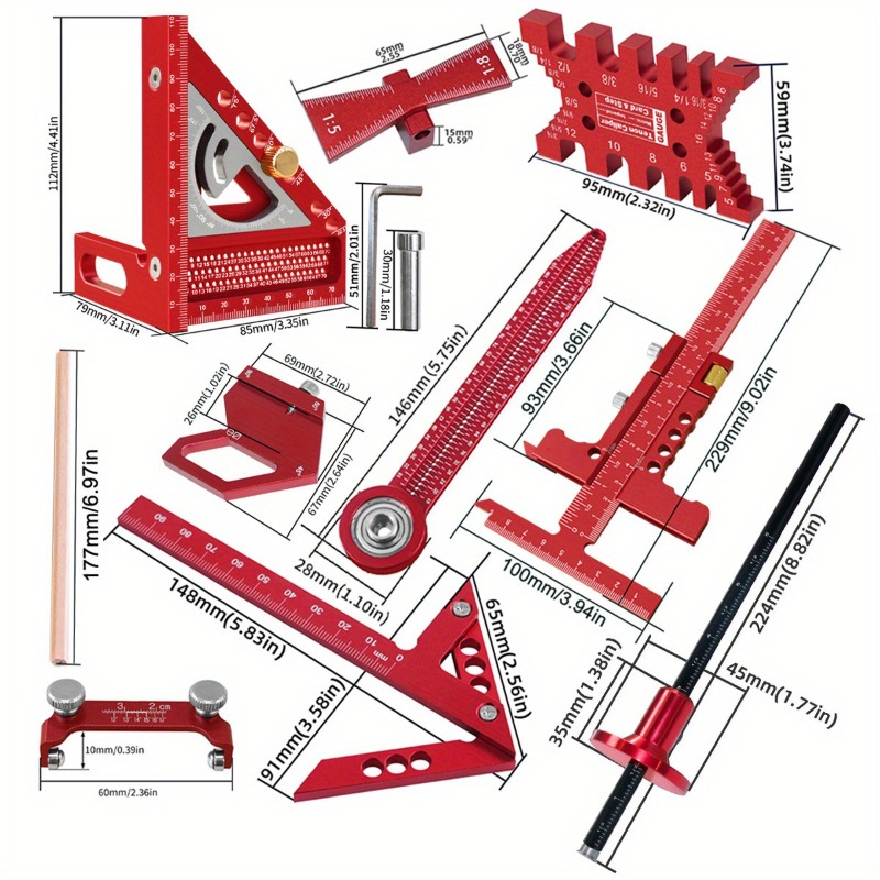 Juego de herramientas multifun - Workshop Joinery Tools reseña y precio